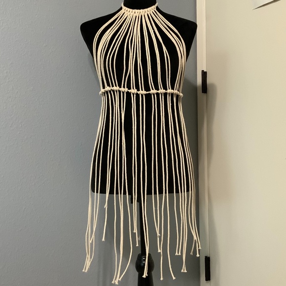 Jewelry - Macrame Cord Dress Body Jewelry Dress